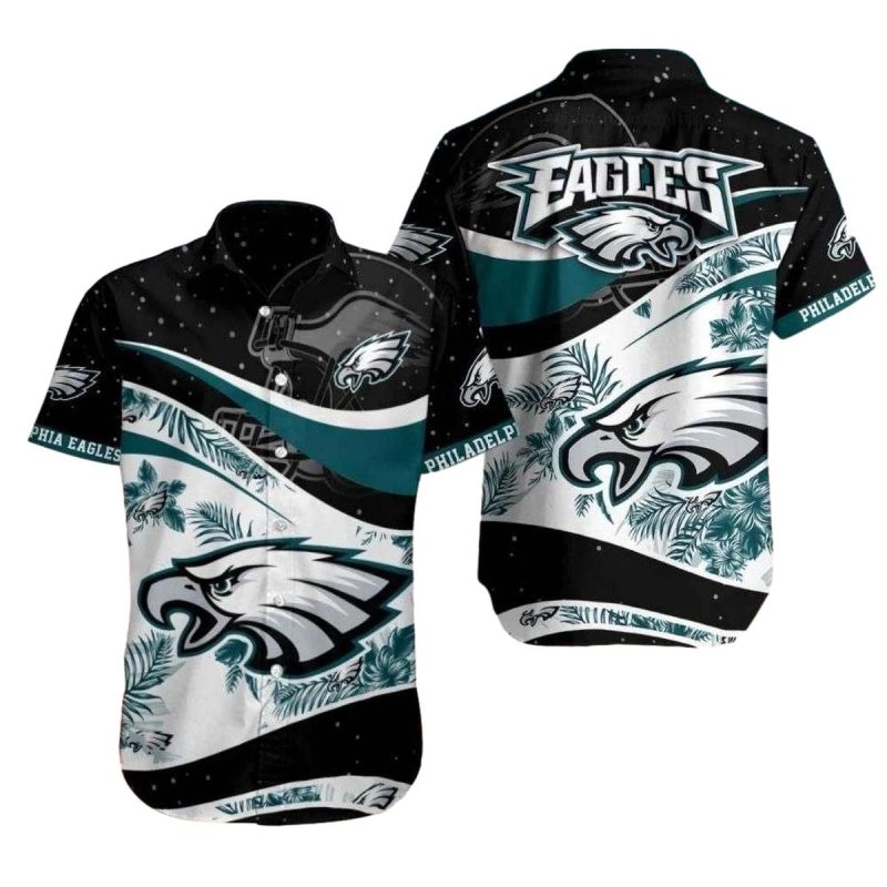 Starry Night Palm Eagles Tropical Hawaiian Shirt Midnight Tropics Edition 1