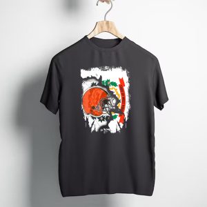 State of West Virginia Cleveland Browns Helmet T-Shirt