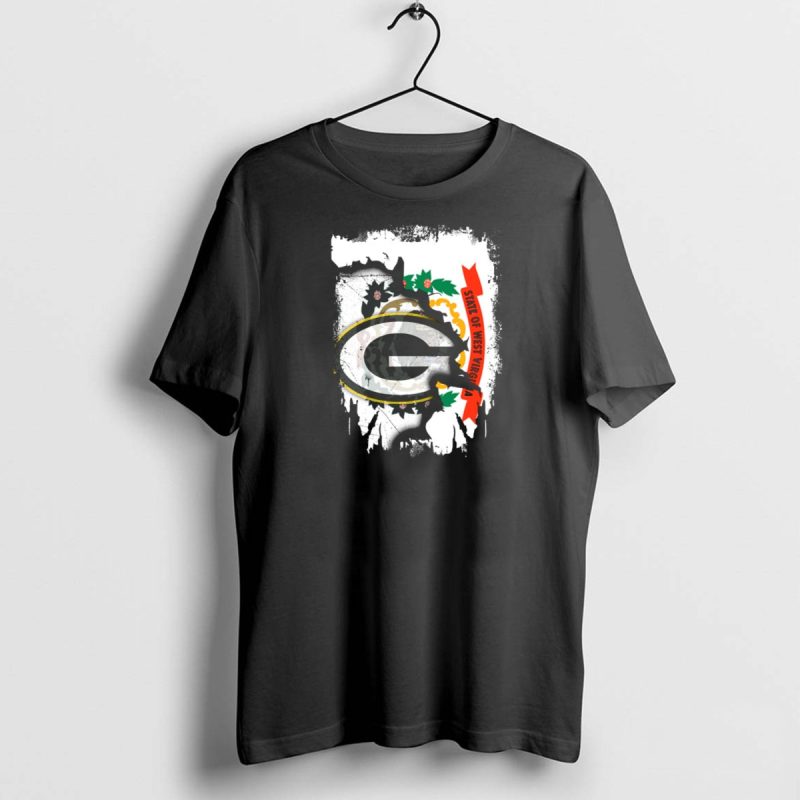 State Of West Virginia Packers Logo Collaboration T Shirt 1 1 T Shirt 1 1