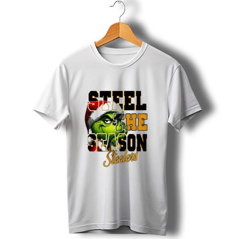 Steel The Season The Grinch Pittsburgh Steelers Merry Christmas T Shirt 1 T Shirt 1