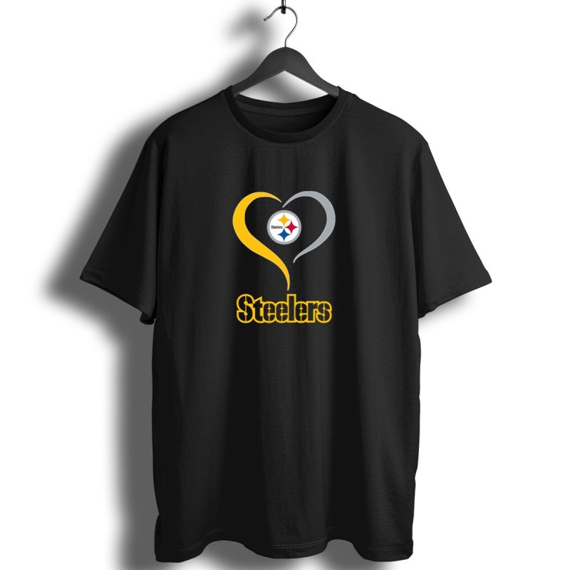 Steelers Heart Logo With Pittsburgh Steelers T Shirt 1 T Shirt 1