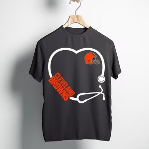 Stethoscope Cleveland Browns T-Shirt