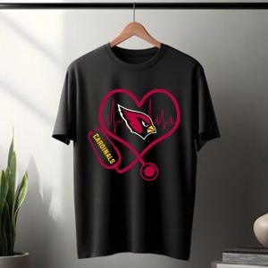 Stethoscope Heart Arizona Cardinals T Shirt