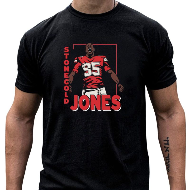 Stone Cold Jones Kansas City Chiefs Number 95 T Shirt T Shirt 1 1