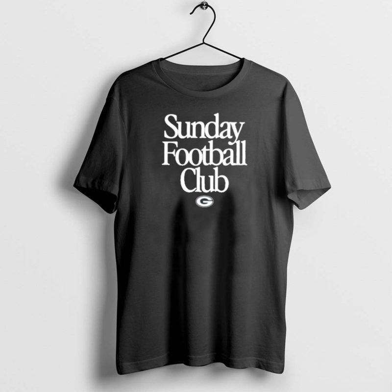 Sunday Football Club Green Bay Packers Logo Heavyweight T Shirt 1 1 T Shirt 1 1