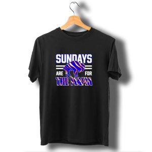 Sundays Are For The Mafia Buffalo Bills Stripes T-Shirt