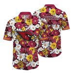 Sunny Bloom Arizona Cardinals Hawaiian Shirt NFL Cardinals Tropical Floral Design