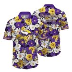Sunny Flora And Fauna Minnesota Vikings Hawaiian Shirt Mens