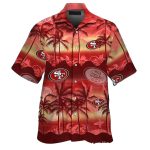 Sunset Palms San Francisco 49ers Hawaiian Shirt