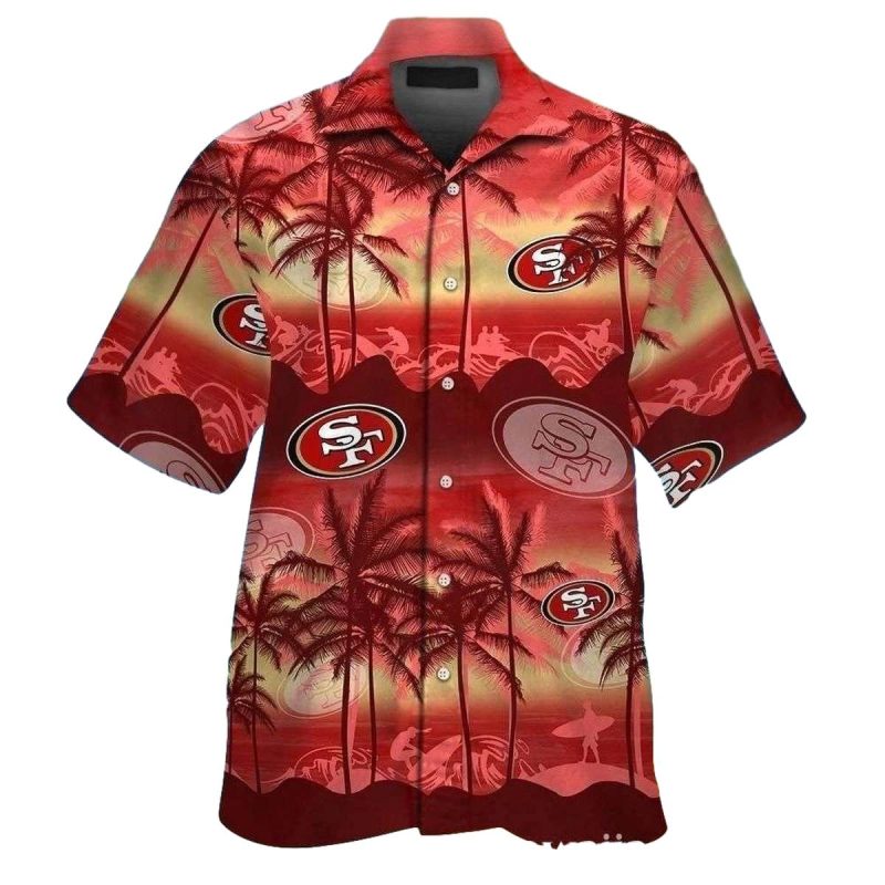 Sunset Palms San Francisco 49Ers Hawaiian Shirt 1