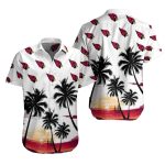 Sunset Serenity Arizona Cardinals Beachfront Hawaiian Shirt