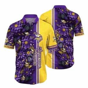 Sunshine Side Minnesota Vikings Hawaiian Shirt