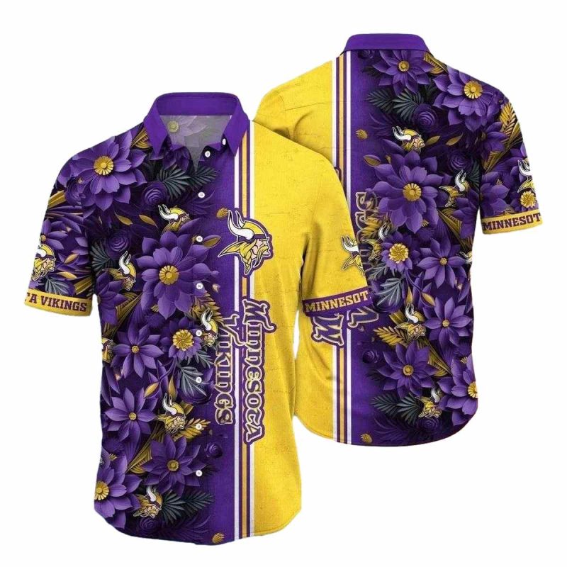 Sunshine Side Minnesota Vikings Hawaiian Shirt 1