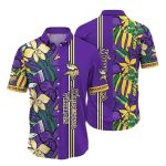 Sunshine Stripes And Florals Minnesota Vikings Hawaiian Shirt