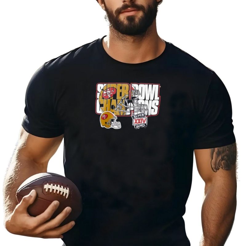 Super Bowl Champions Super Xxiv Bowl San Francisco 49Ers T Shirt T Shirt 1