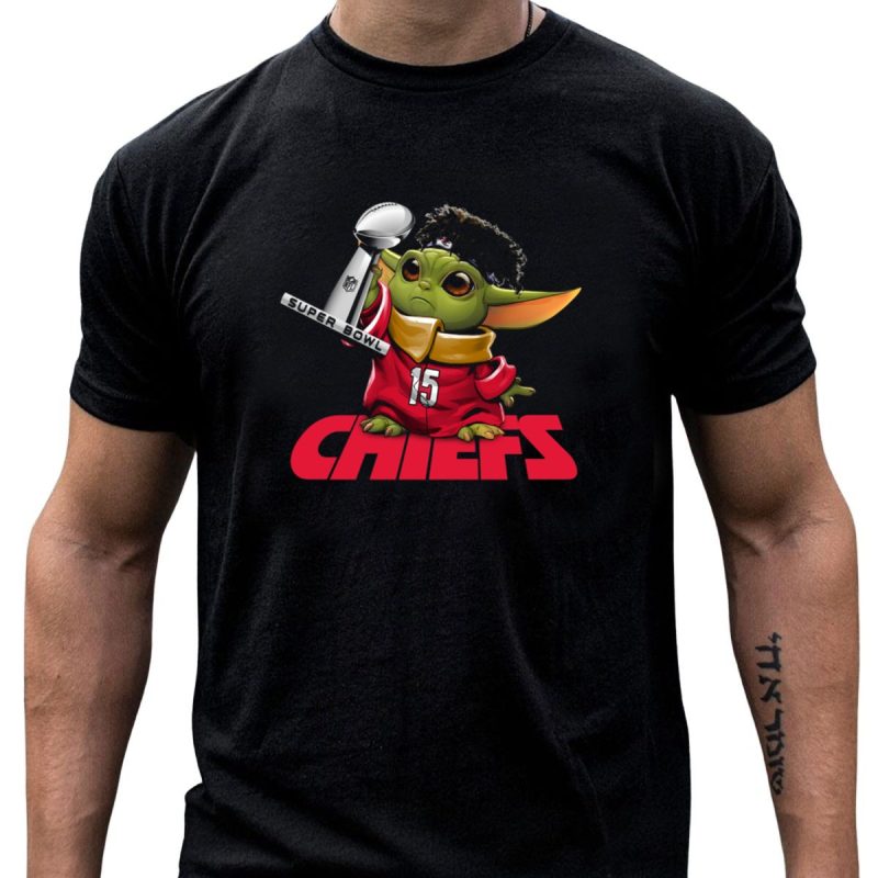 Super Bowl Chiefs Yoda Holding Trophy T Shirt T Shirt 1 1