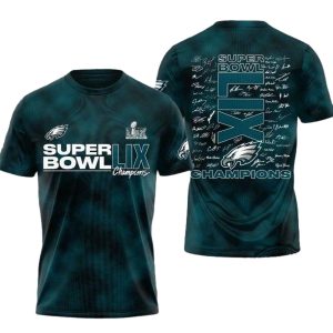Champions 2025 Philadelphia Eagles AOP T-Shirt