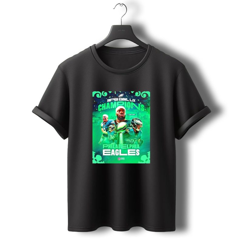 Super Bowl Lix Champions Philadelphia Eagles Players City Skyline Africa T Shirt T Shirt 0 1