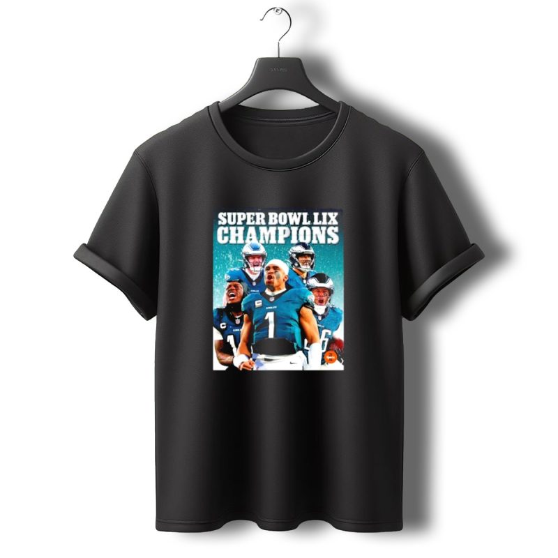 Super Bowl Lix Champions World Champs Philadelphia Eagles T Shirt T Shirt 0 1