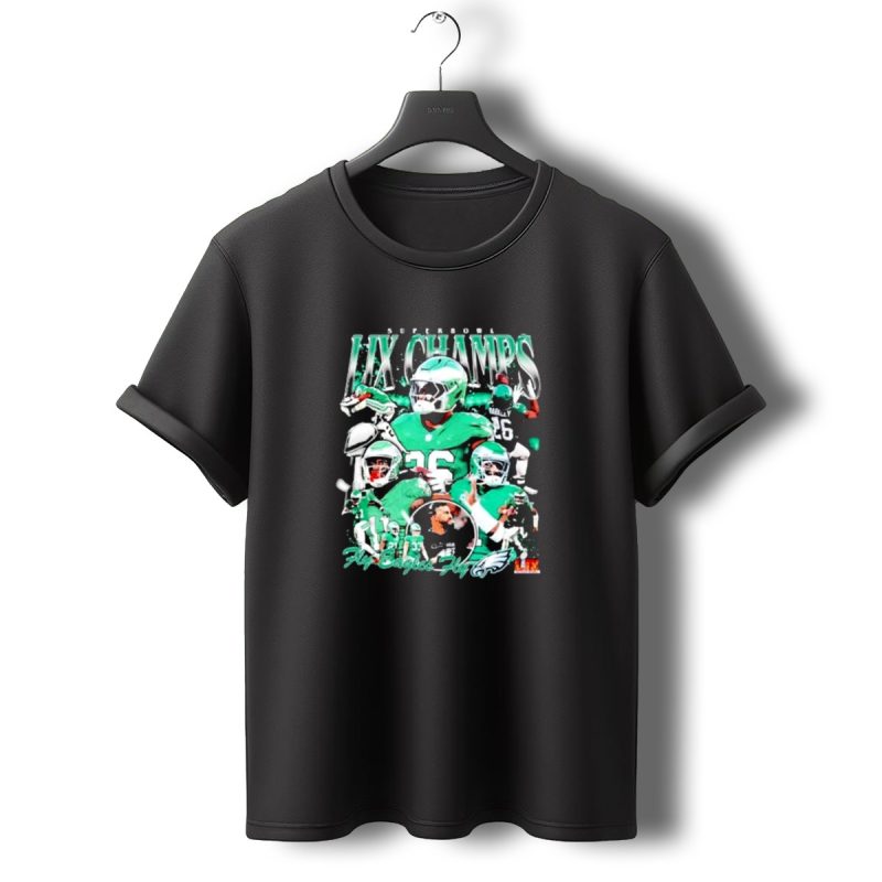 Super Bowl Lix Champs Philadelphia Eagles Fly Eagles Fly Vintage T Shirt T Shirt 0 1