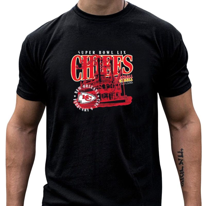 Super Bowl Lix Kansas City Chiefs New Orleans February 9 2025 Football Steamboat T Shirt T Shirt 1 1