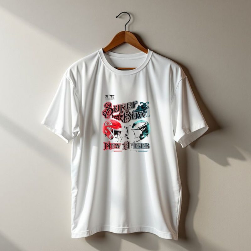 Super Bowl Lix Kansas City Chiefs Vs Philadelphia Eagles New Orleans 2025 T Shirt T Shirt 1 1