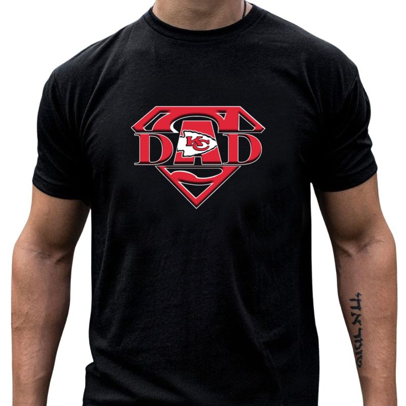 Super Dad Chiefs Logo Kansas City T Shirt T Shirt 1 1
