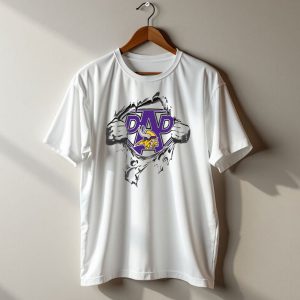 Super Dad Minnesota Vikings T Shirt