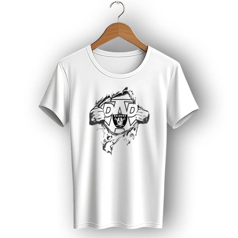Super Dad Raiders Logo Rip T Shirt 1 T Shirt 1