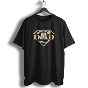 Super Dad Saints Fleur De Lis T Shirt