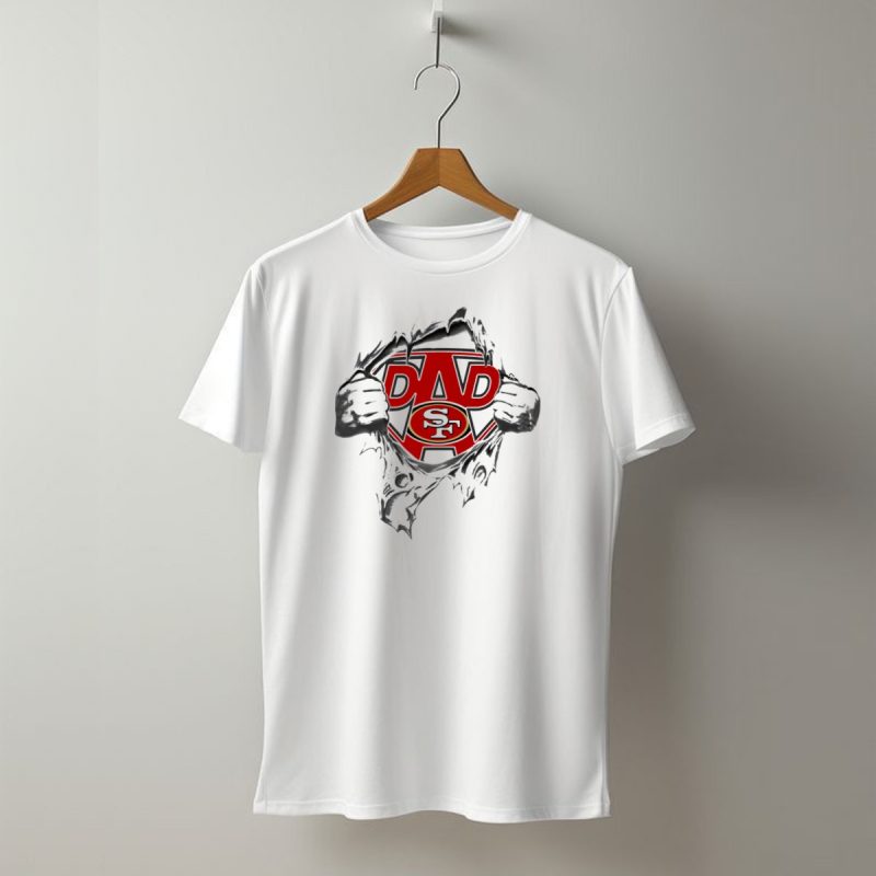 Super Dad San Francisco 49Ers Sf Shield T Shirt T Shirt 1