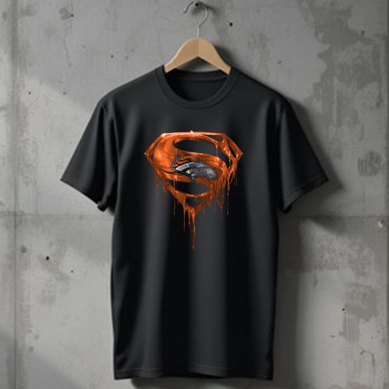 Superman Denver Broncos Fusion T Shirt 1 T Shirt 1
