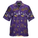Surfboard Island Style Minnesota Vikings Hawaiian Shirt