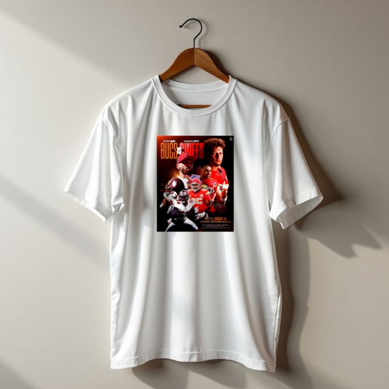 Tampa Bay Bucs Vs Kansas City Chiefs Monday Night Football Nov 4 2024 8 T Shirt T Shirt 1 1