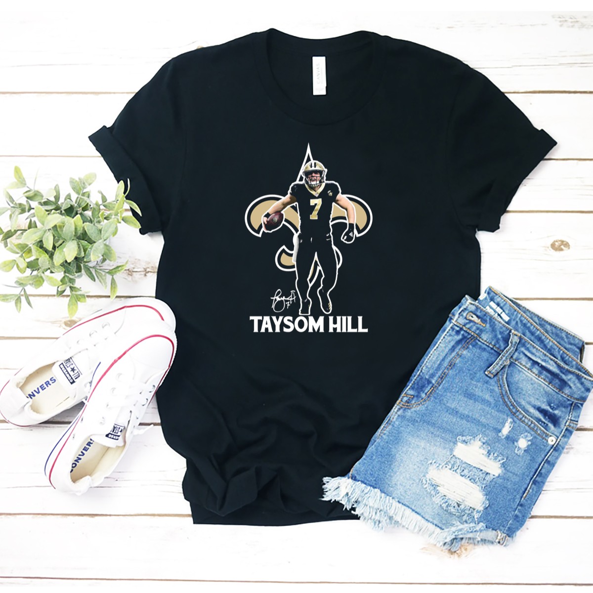 Taysom-Hill-New-Orleans-Saints-Fleur-De-Lis-Football-T-Shirt-1_t-shirt-2_3