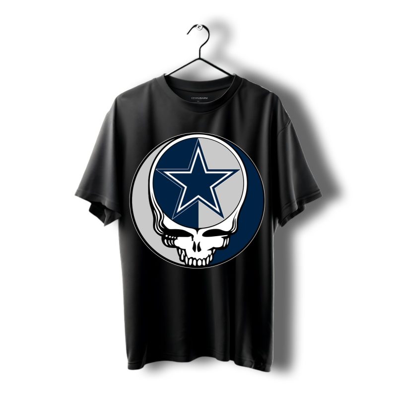 Team Dallas Cowboys Grateful Dead Logo Band Shirt T Shirt 1