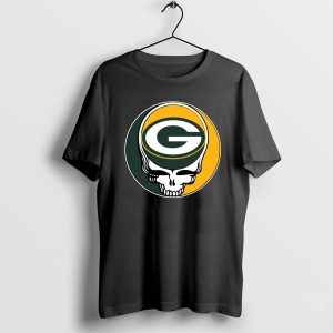 Team Green Bay Packers X Grateful Dead Logo Band Shirt
