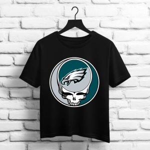 Team Philadelphia Eagles Grateful Dead Logo Band Shirt