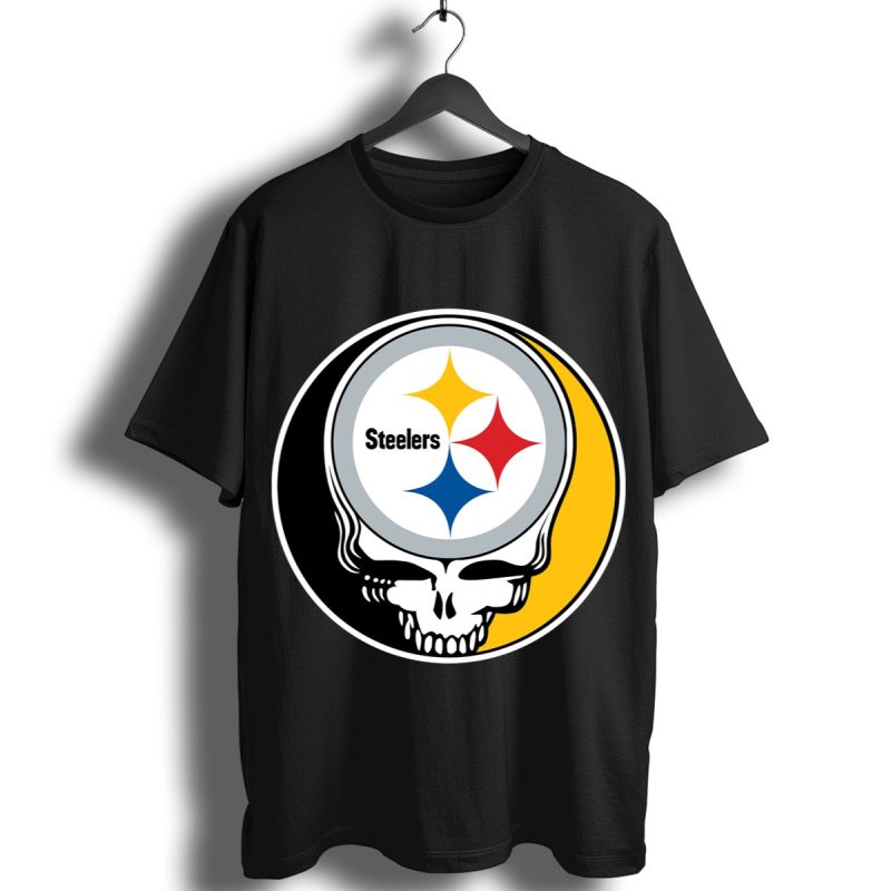 Team Pittsburgh Steelers Grateful Dead Logo Band Shirt T Shirt 1