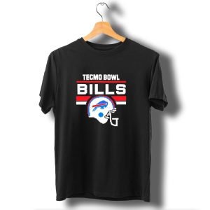 Tecmo Bowl Buffalo Bills Helmet Nfl Football T-Shirt