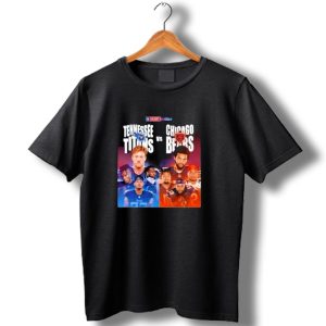 Tennessee Titans Vs Chicago Bears 2024 Nfl Kickoff Youtube Tv Matchup T Shirt