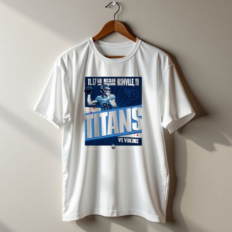 Tennessee Titans Vs Minnesota Vikings 11 17 2024 Nissan Stadium Nashville Tn T Shirt 1 T Shirt 1