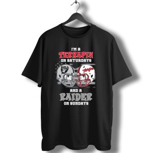 Terrapin Raiders Helmet Saturdays And Sundays Football Fan Gear T-Shirt