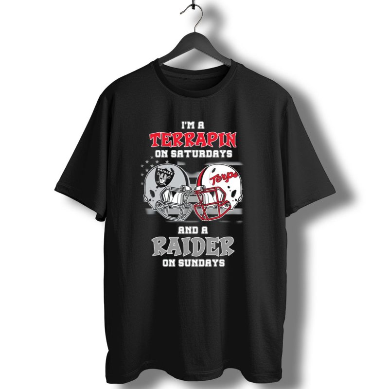 Terrapin Raiders Helmet Saturdays And Sundays Football Fan Gear T Shirt 1 T Shirt 1