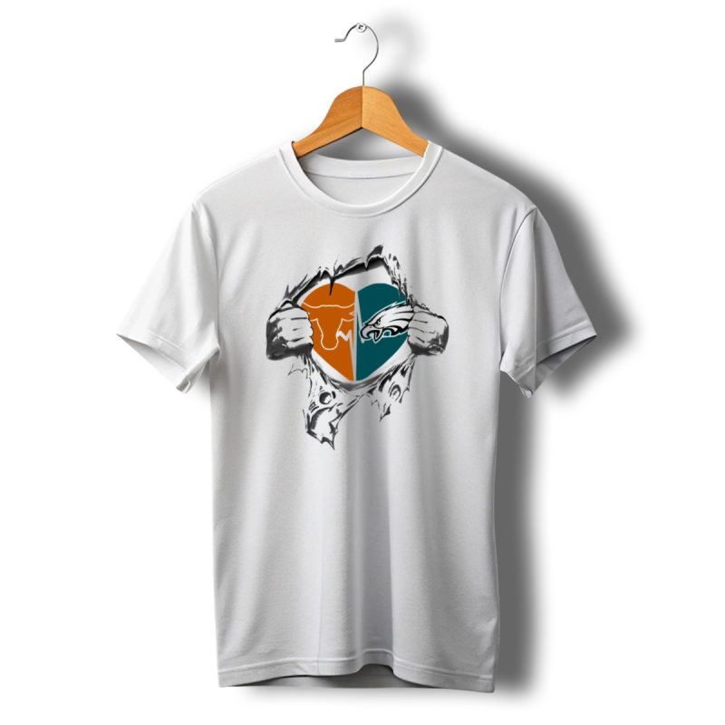 Texas Longhorn Eagles Heart Rip T Shirt T Shirt 1 1
