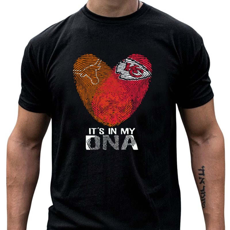 Texas Longhorns Chiefs Heart Its In My Dna T Shirt T Shirt 1 1