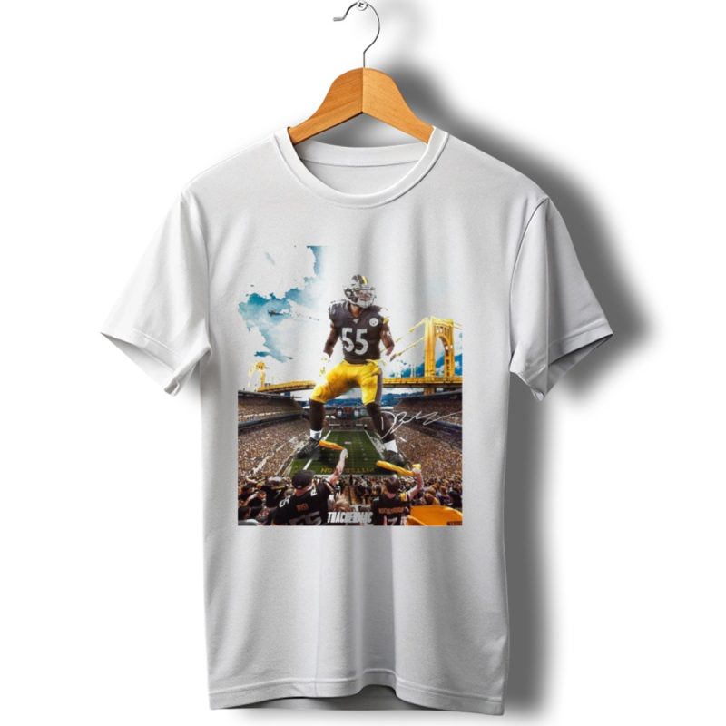 Thachermac Pittsburgh Steelers 55 Player In Stadium With Signaturet Shirt 1 T Shirt 1