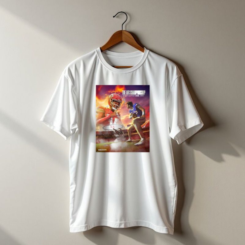 The Afc Championship Buffalo Bills Vs Kansas City Chiefs Sunday 6 T Shirt 1 1
