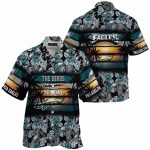 Philadelphia Eagles The Birds Game All Day Vibrant Floral Hawaiian Shirt