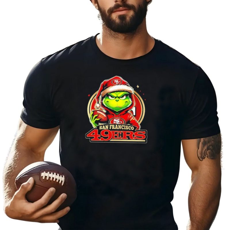 The Grinch San Francisco 49Ers Football Mashup T Shirt T Shirt 1